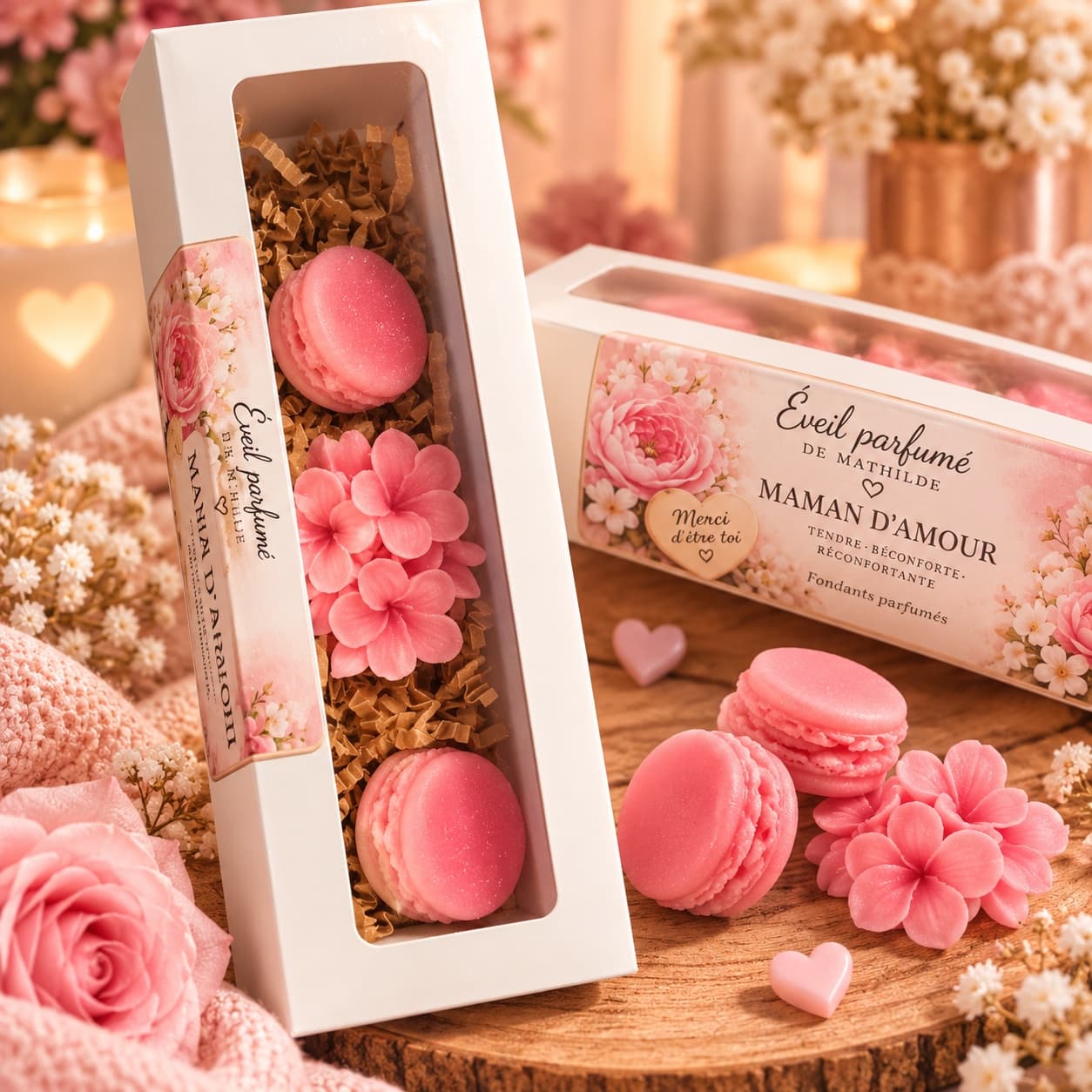 COFFRET DE FONDANTS PARFUMĂS â MAMAN DâAMOUR đ
