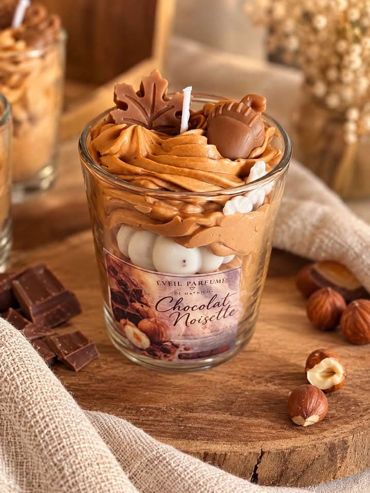 đ«đ° Bougie Chocolat Noisette â Coupe Gourmande d'Automne
