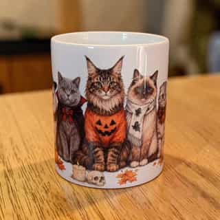 Mug Halloween - La Veillée des Chats